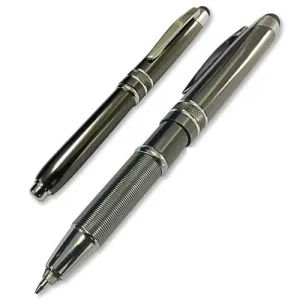 Metal pens with light and touch pad